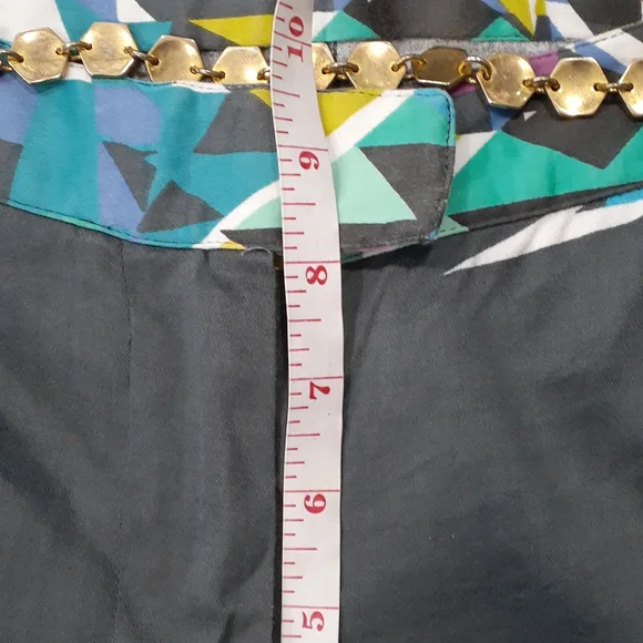 W118 by Walter Baker crop multi colored ankle pants size medium - Picture 10 of 12